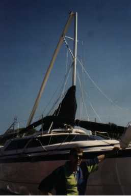Broken mast